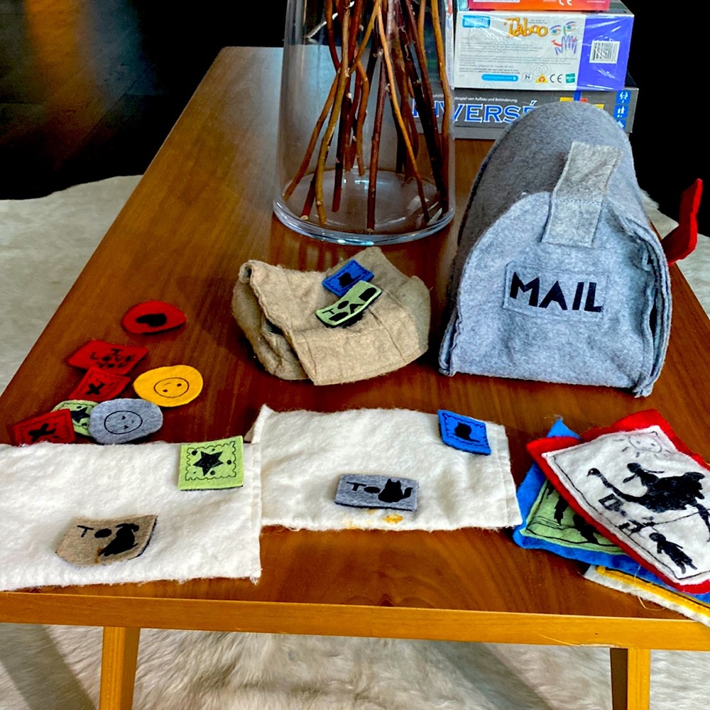 Felt Mailbox with Velcro attachments